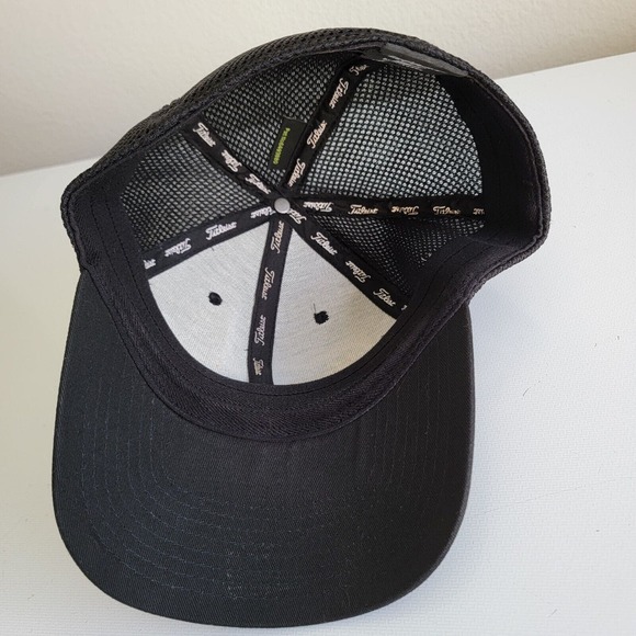 New Era Titleist FootJoy FJ Golf Hat Cap Stretch Fitted Mens Medium Large Black - Picture 6 of 9